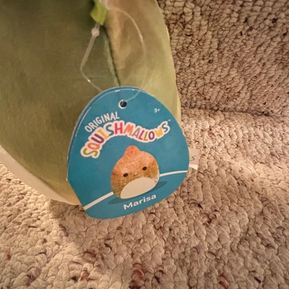 Squishmallows Marisa the Parasaurolophus Dinosaur 7.5